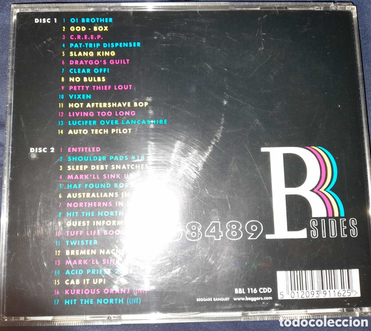 CDs de m&uacute;sica: THE FALL &lrm;&ndash; B Sides 2 CD. 1995. POST PUNK - Foto 2