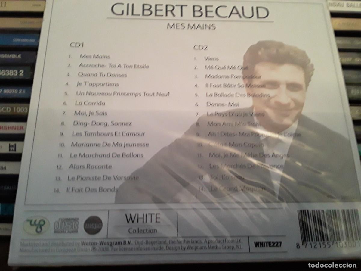 CDs de m&uacute;sica: Gilbert B&eacute;caud &lrm;&ndash; Mes Mains - 2cd sellado - Foto 2