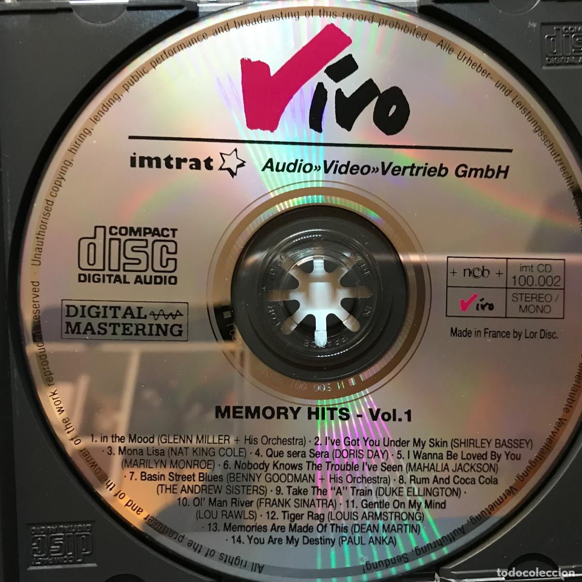 CDs de m&uacute;sica: Various ● Memory Hits Vol. 1 ● CD, Compilation GERMANY - Foto 2