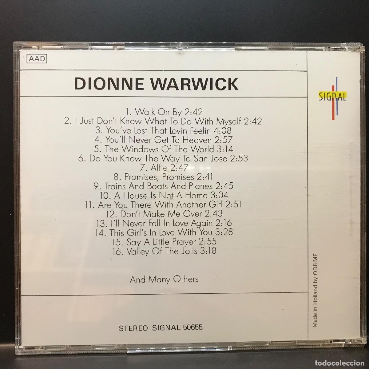 CDs de m&uacute;sica: Dionne Warwick ● Dionne Warwick ● CD, Compilation - Israel - Foto 3
