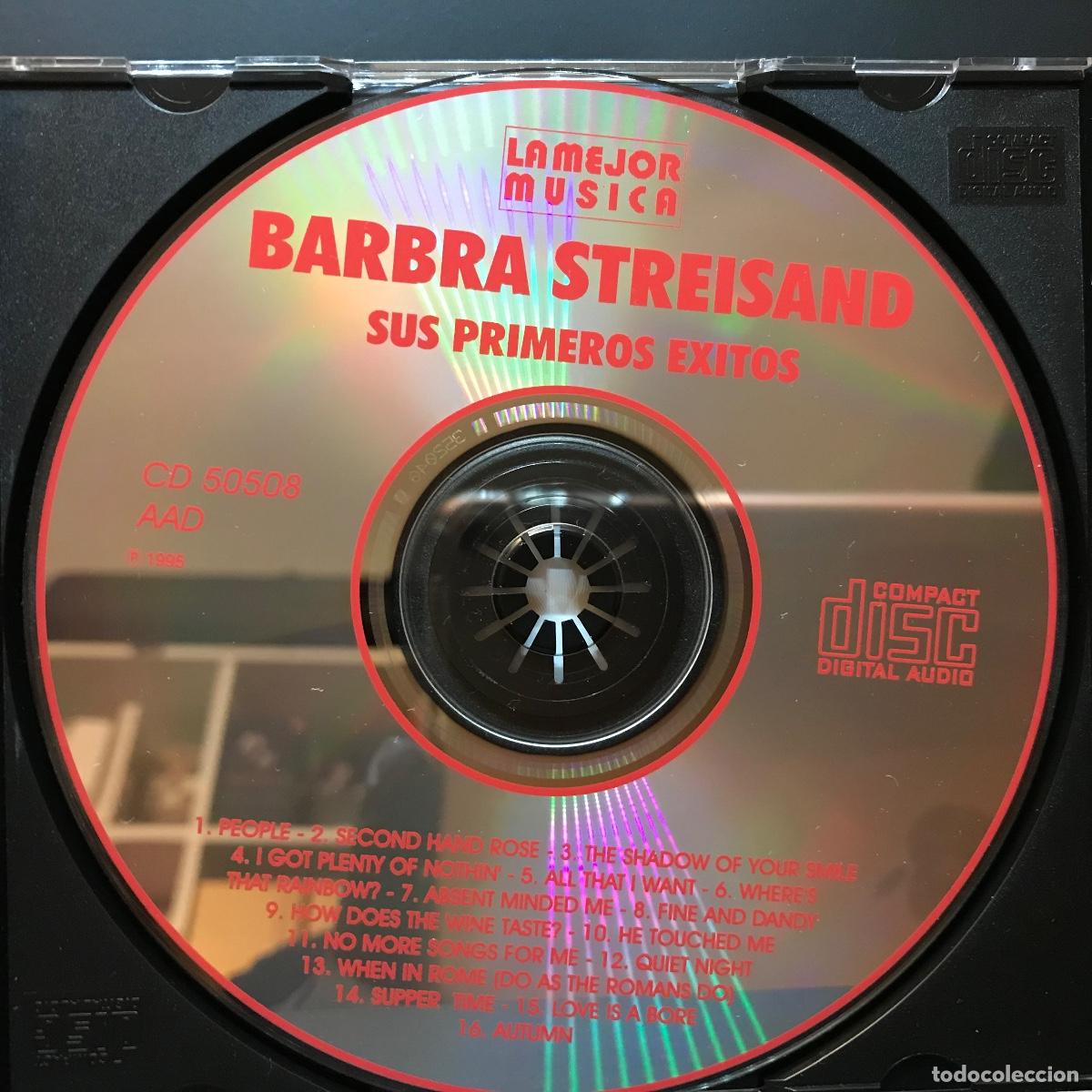 CDs de m&uacute;sica: Barbra Streisand ● Sus Primeros &Eacute;xitos ● CD, Compilation SPAIN - Foto 2