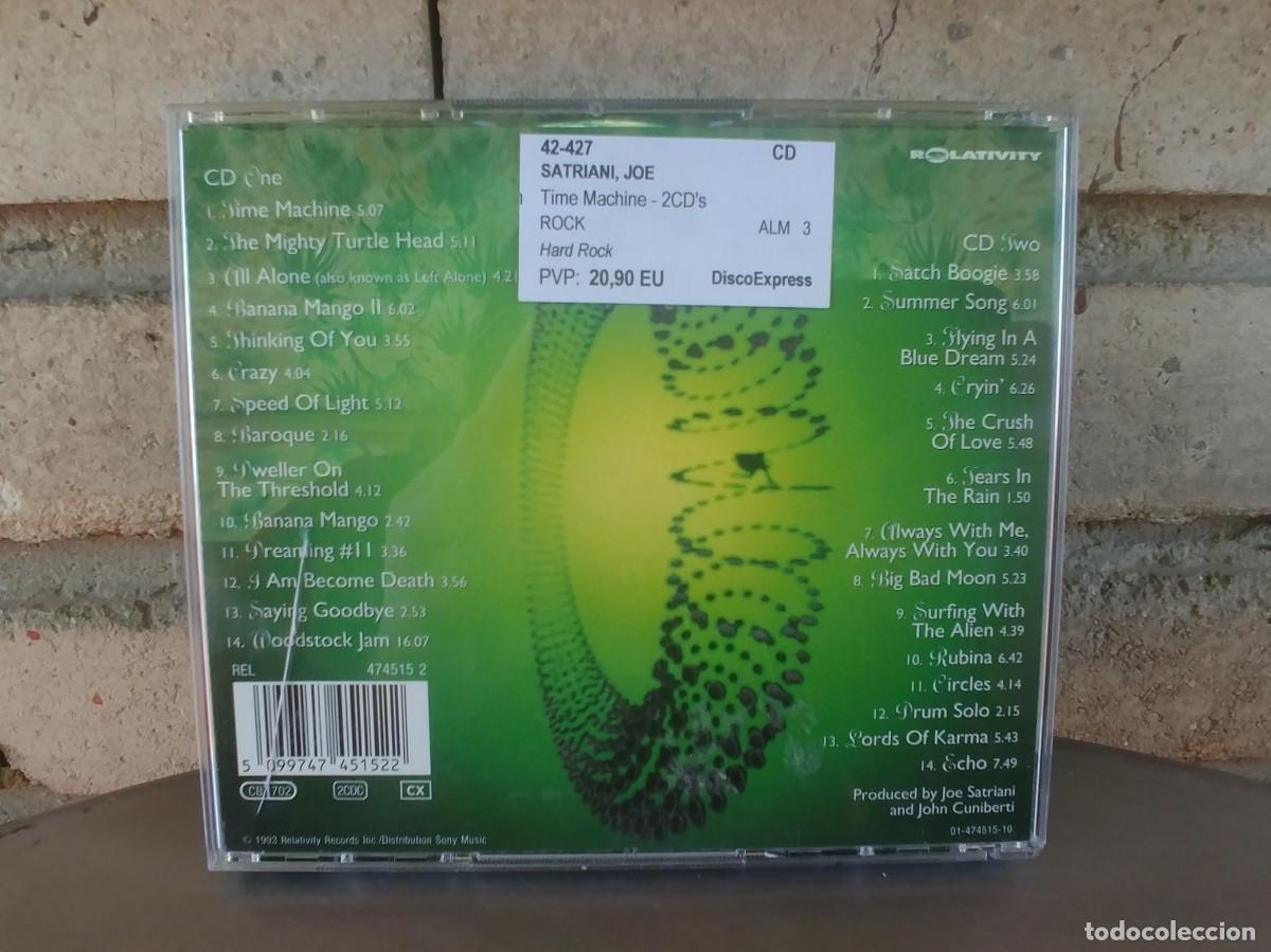 CDs de m&uacute;sica: JOE SATRIANI-CD DOBLE TIME MACHINE - Foto 3