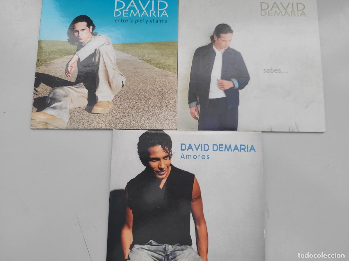 CDs de m&uacute;sica: Lote de 3 cd promoconales de DAVID DE MARIA - Foto 1