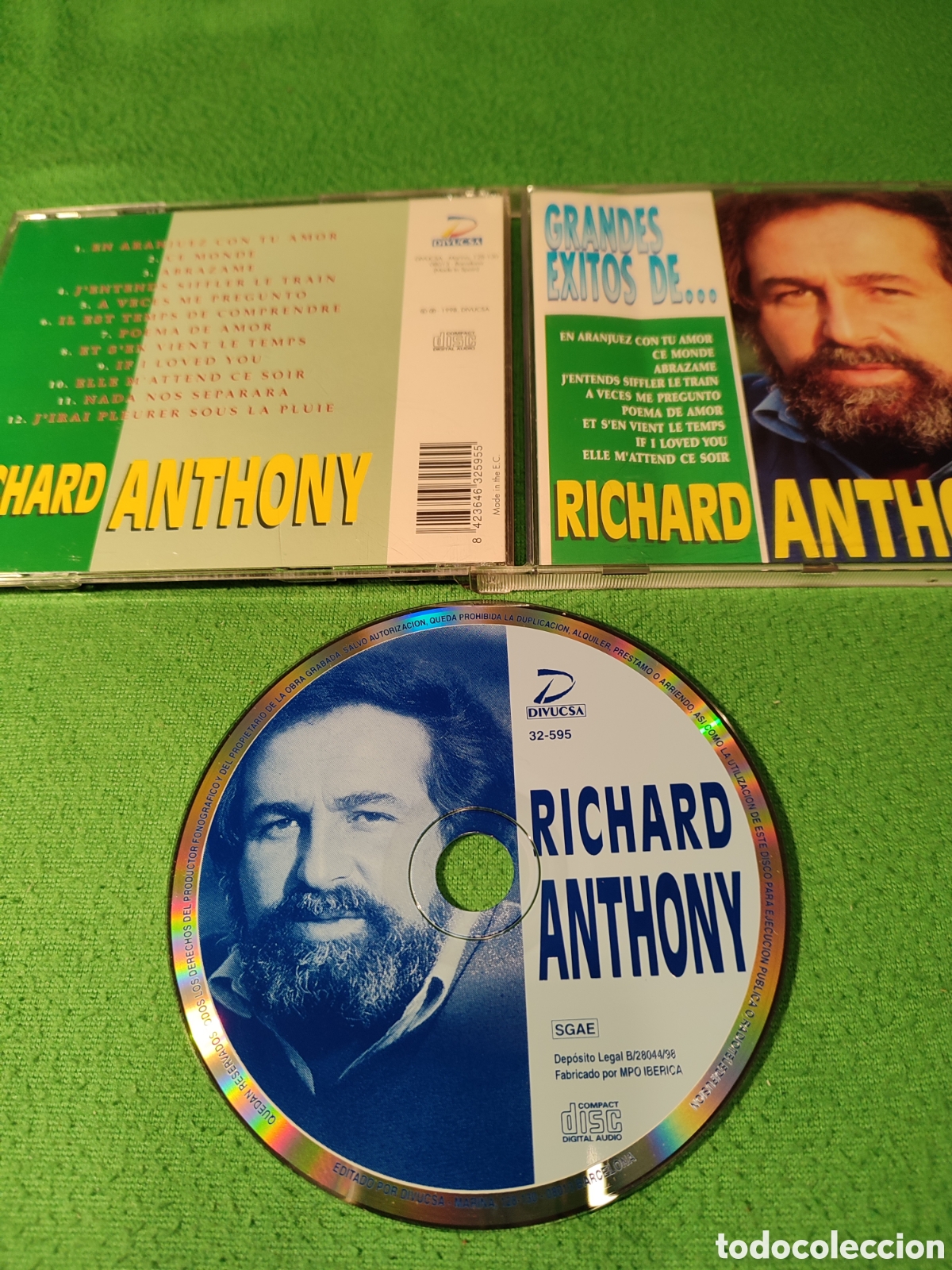 CDs de m&uacute;sica: Richard Anthony - Grandes &eacute;xitos de... - Foto 2