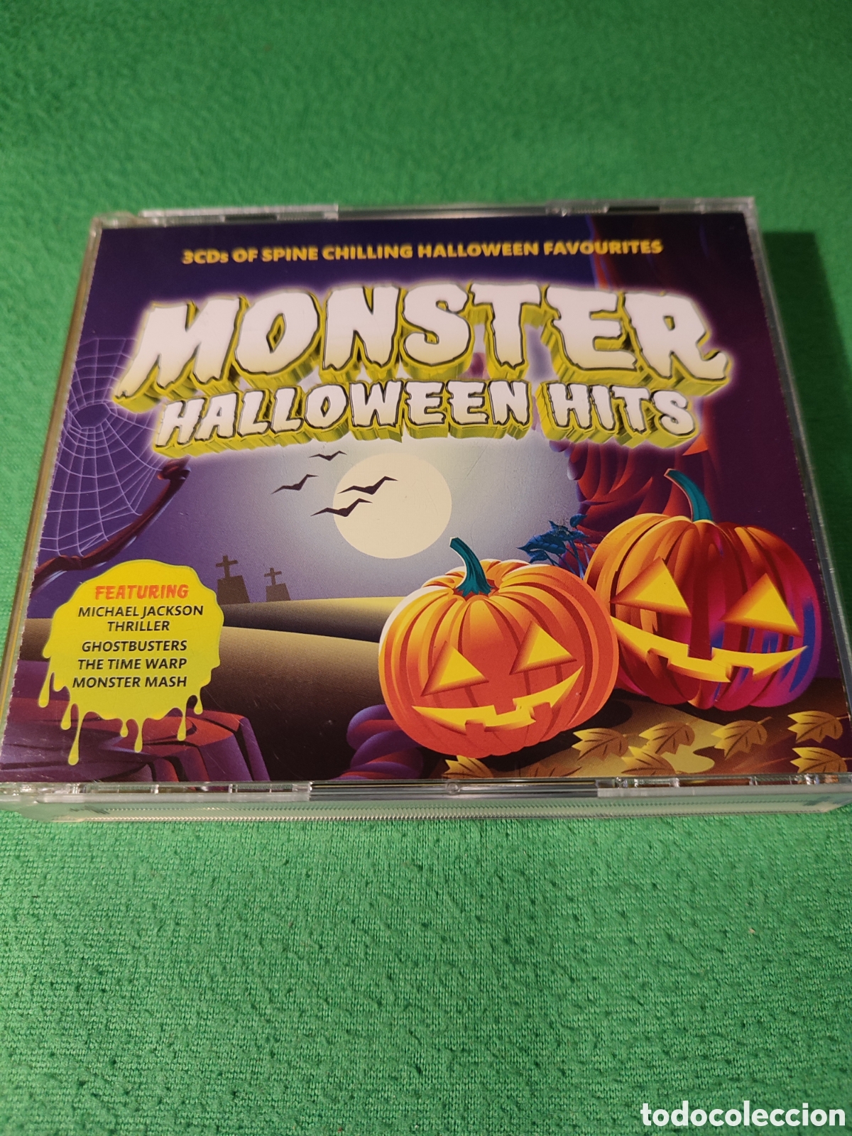 CDs de m&uacute;sica: Monster Halloween hits 3 CDs - Varios - Foto 1