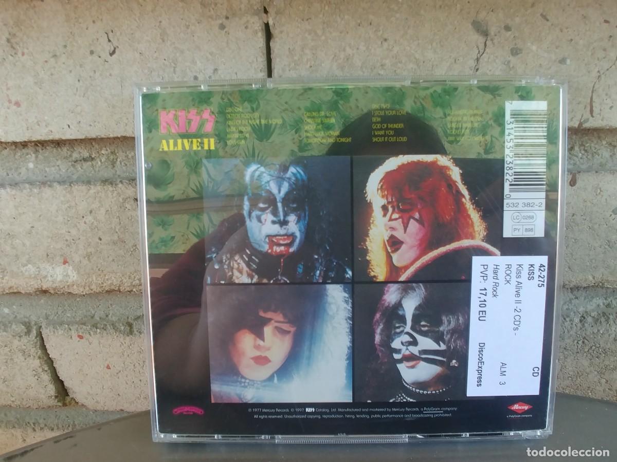 CDs de m&uacute;sica: KISS-CD DOBLE ALIVE II - Foto 3