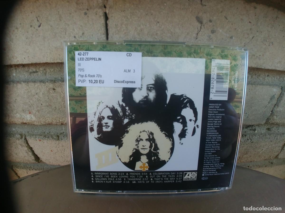 CDs de m&uacute;sica: LED ZEPPELIN III-CD - Foto 3