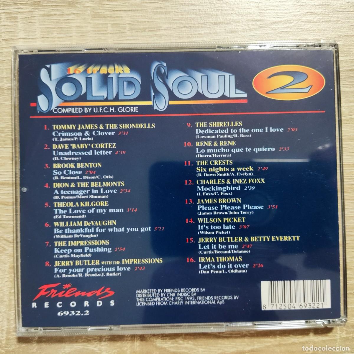 CDs de m&uacute;sica: CD - SOLID SOUL 2 - TOMMY JAMES & THE SHONDELLS - Foto 2