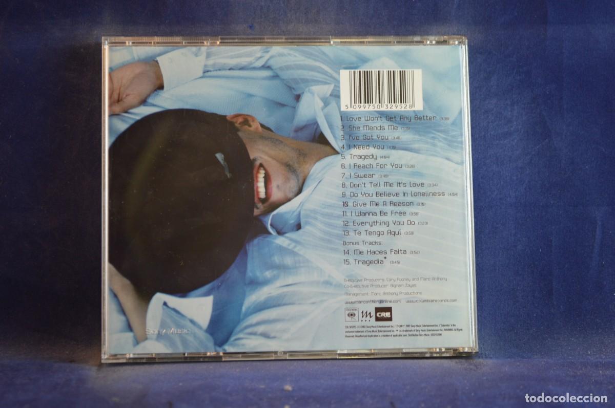 CDs de m&uacute;sica: MARC ANTHONY &ndash; MENDED - CD - Foto 2