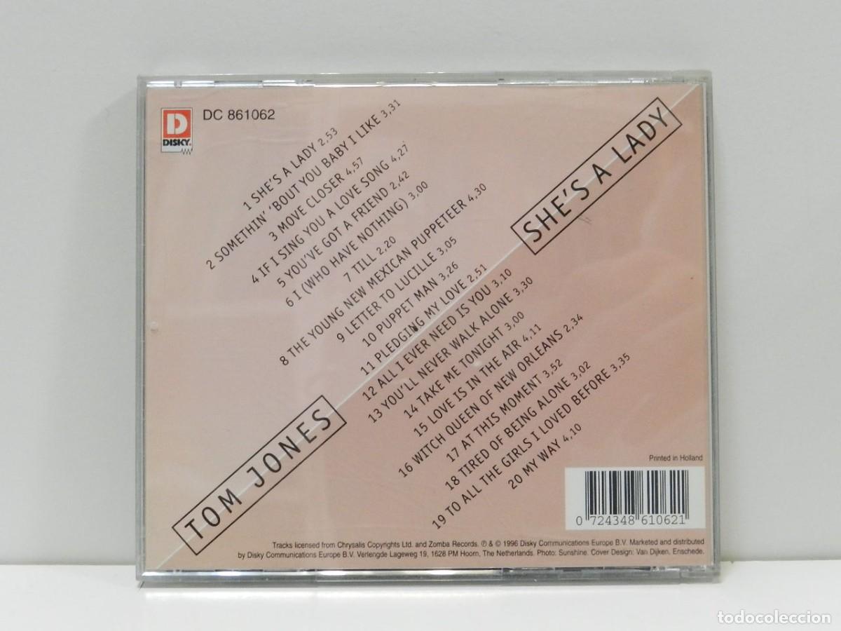 CDs de m&uacute;sica: DISCO CD. Tom Jones &ndash; Shes A Lady. COMPACT DISC. - Foto 2
