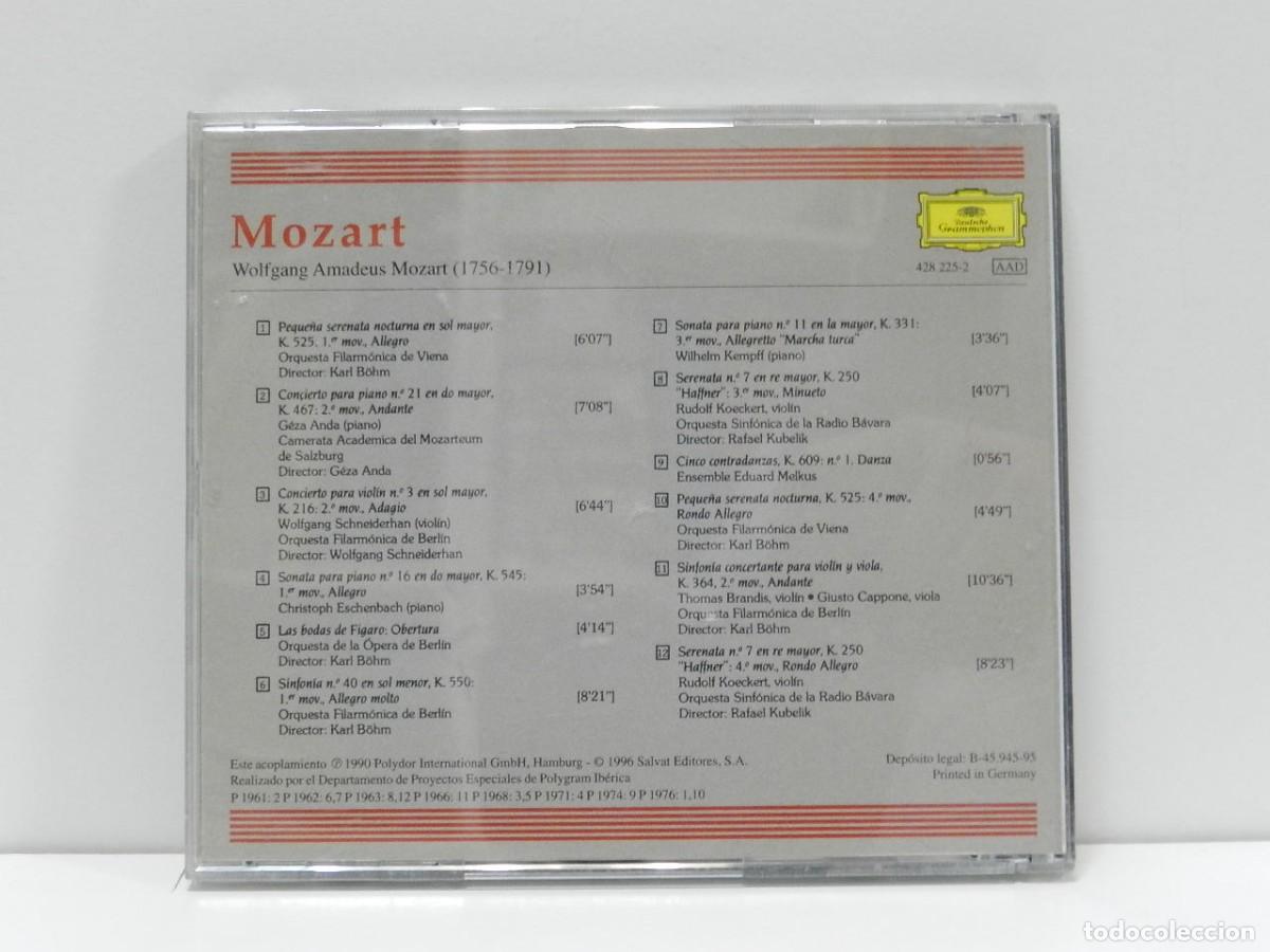 CDs de m&uacute;sica: DISCO CD. Mozart - ClasicPasi&oacute;n. COMPACT DISC. - Foto 2