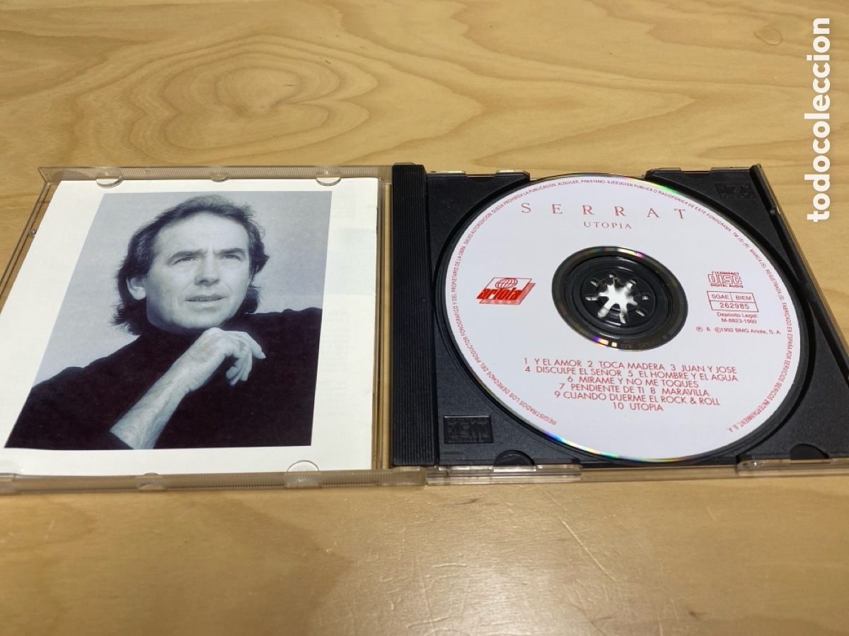 CDs de m&uacute;sica: Serrat - Utop&iacute;a - Foto 3
