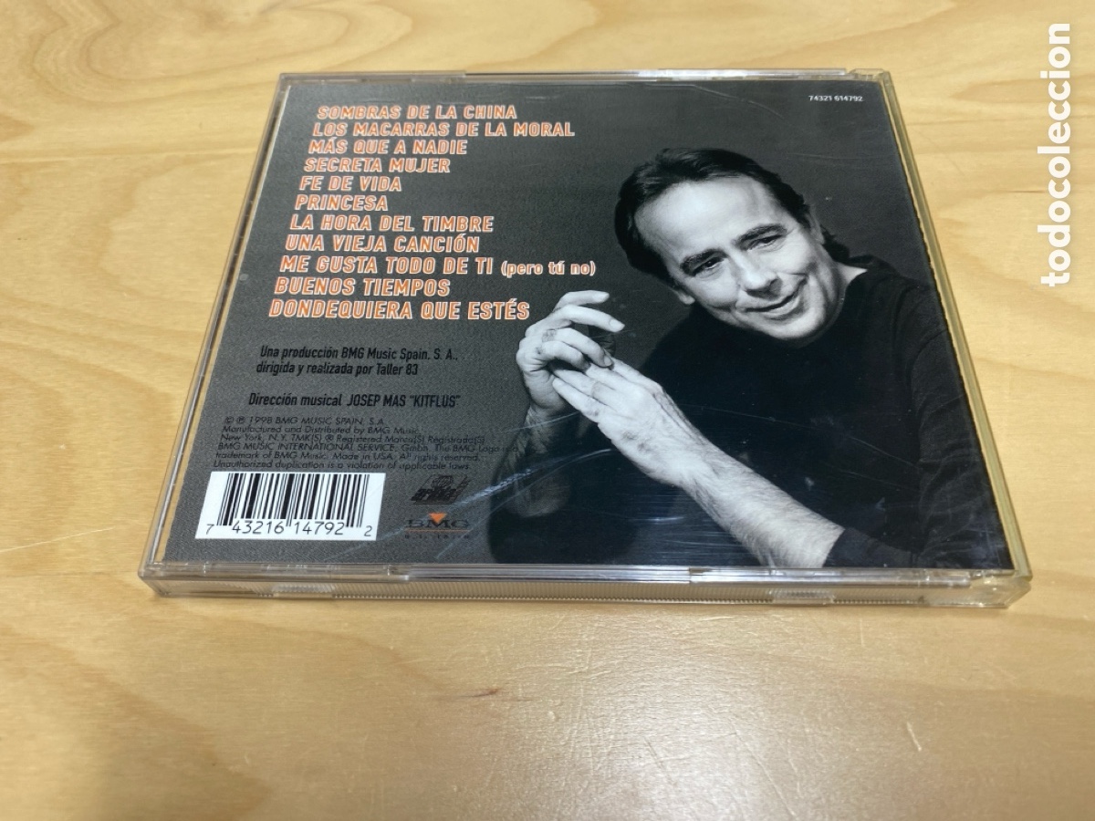 CDs de m&uacute;sica: Serrat - Sombras De La China - Foto 2