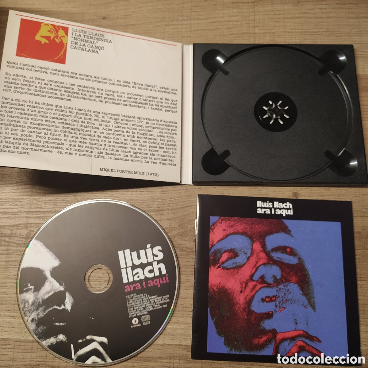 CDs de m&uacute;sica: Llu&iacute;s llach. Ara i aqu&iacute;. CD - Foto 2