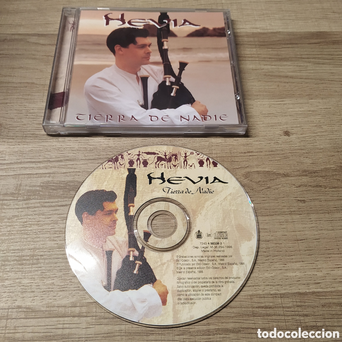CDs de m&uacute;sica: Hevia. Tierra de nadie CD - Foto 1