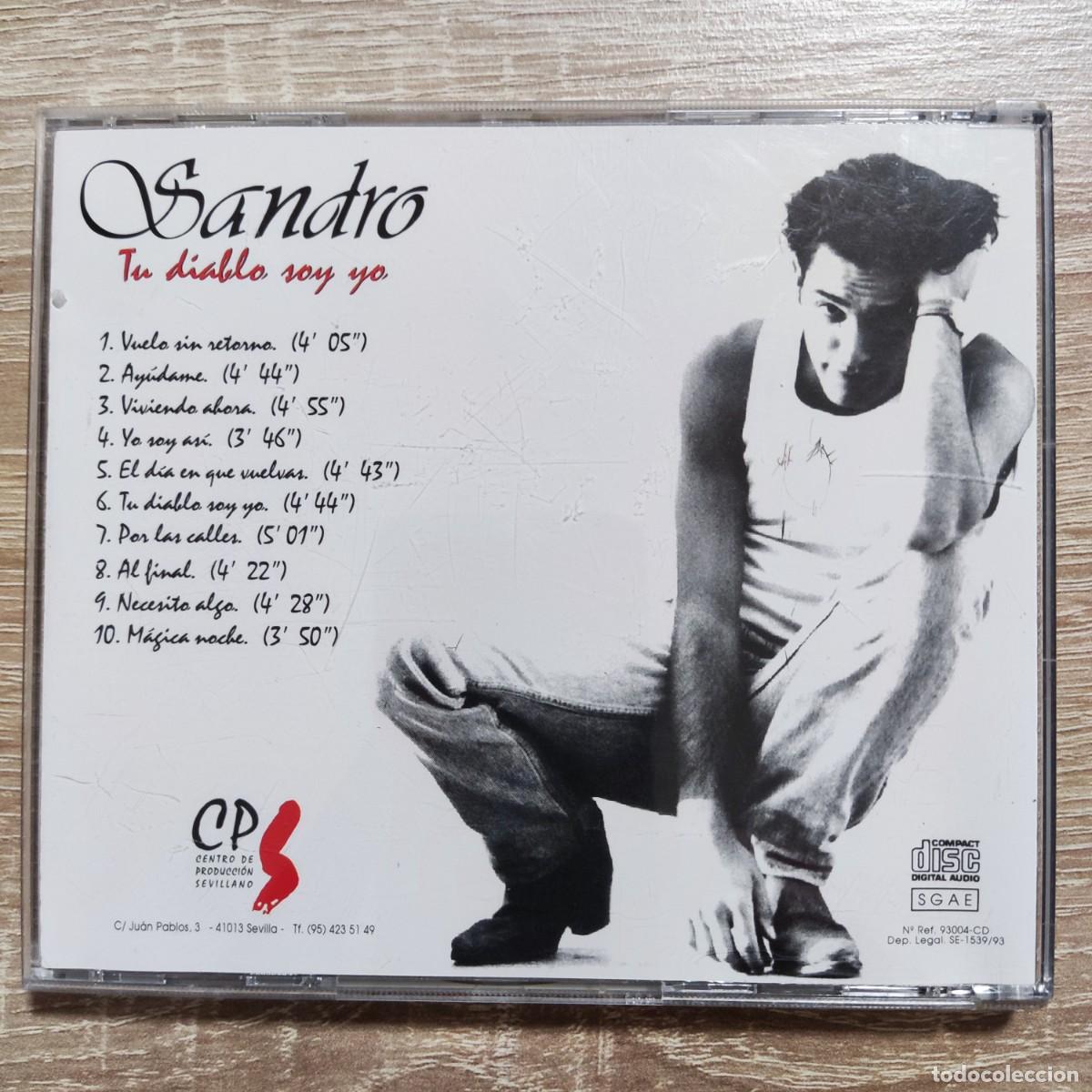 CDs de m&uacute;sica: CD - SANDRO - TU DIABLO SOY YO - Foto 2