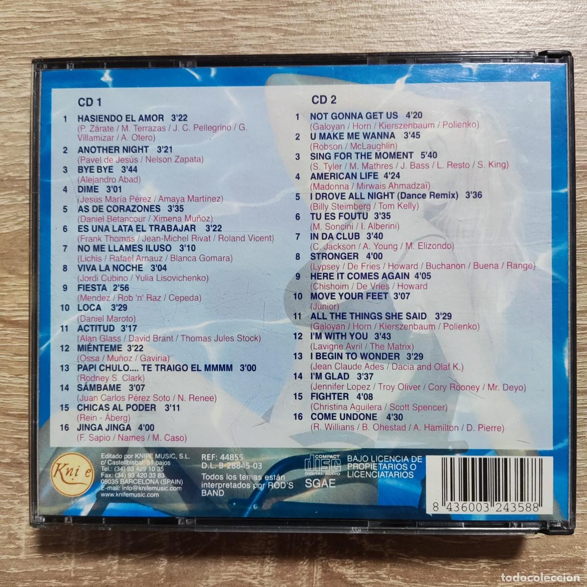 CDs de m&uacute;sica: CD DOBLE - 2 CD - SUPER VERANO MIX - BYE BYE, PAPICHULO, ANOTHER NIGHT - 2003 - Foto 2