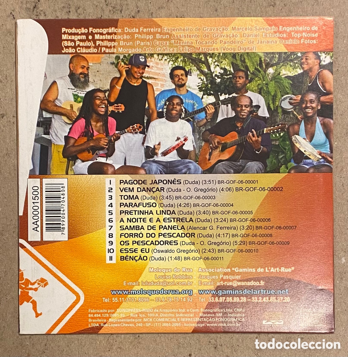 CDs de m&uacute;sica: CD. MOLEQUE DE RUA &ldquo;UTOP&Iacute;A AGORA!&rdquo;. - Foto 2