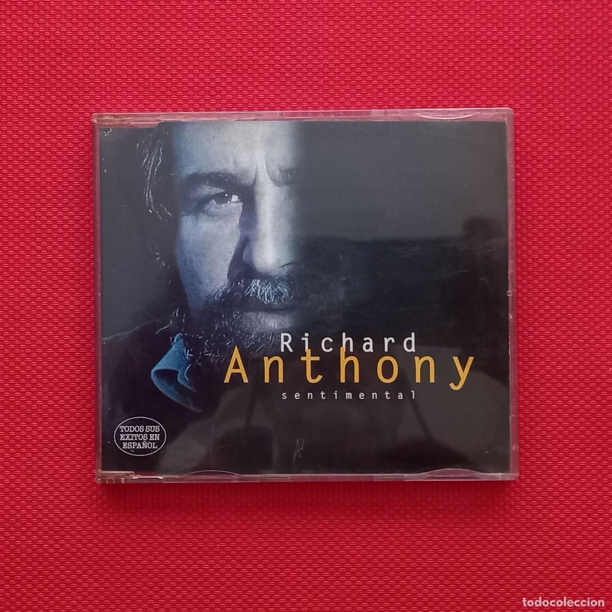 CDs de m&uacute;sica: RICHARD ANTHONY - SENTIMENTAL CD SINGLE PROMO 1996 - Foto 1