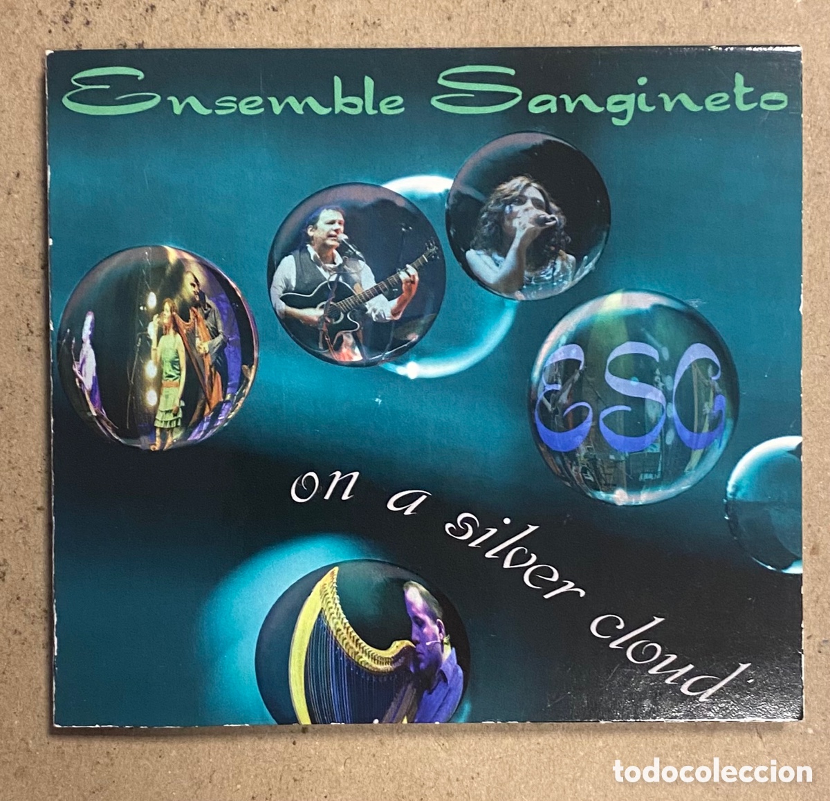 CDs de m&uacute;sica: CD DIGIPACK. ENSEMBLE SANGINETO &ldquo;ON A SILVER CLOUD&rdquo;. - Foto 1