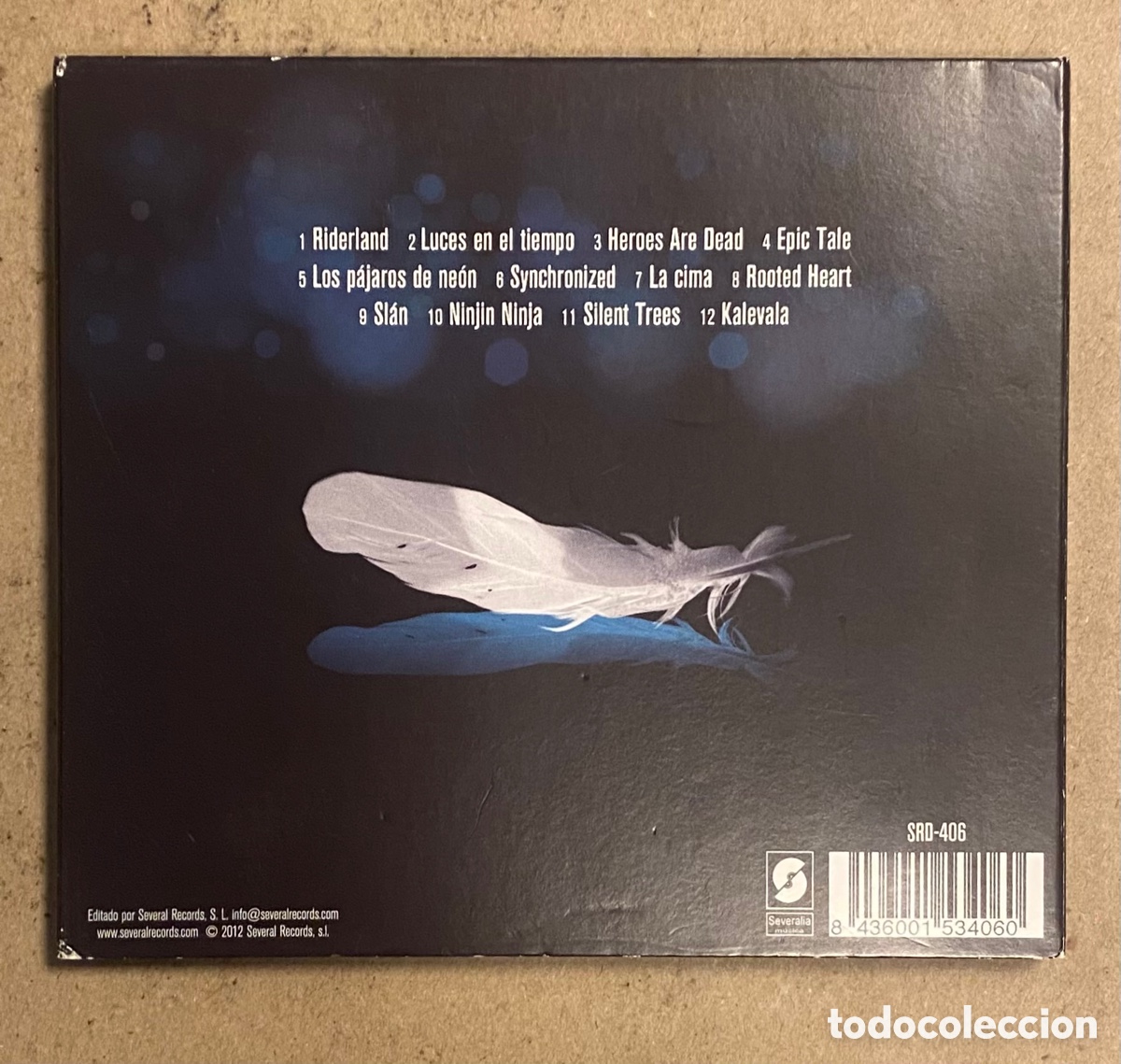 CDs de m&uacute;sica: CD DIGIPACK. STREET WINGS &ldquo;SYNCHRONIZED&rdquo; (SEVERAL RECORDS 2012). - Foto 2