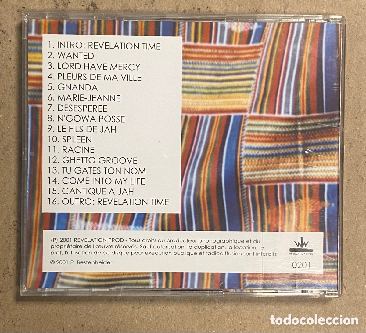 CDs de m&uacute;sica: CD. KAJEEM &ldquo;REVELATION TIME&rdquo; (2001). - Foto 2