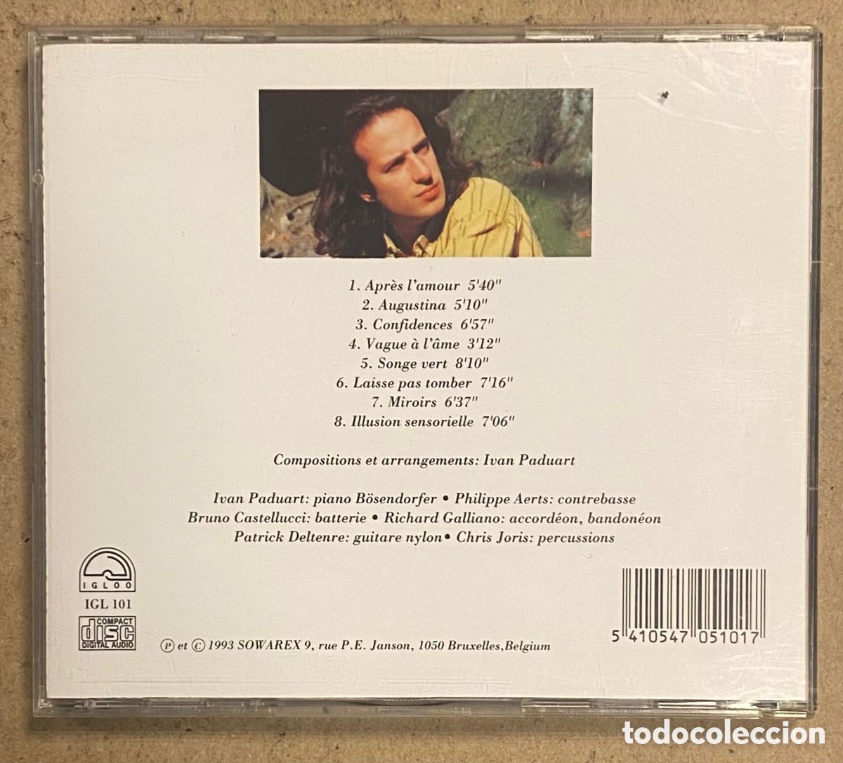 CDs de m&uacute;sica: CD. IVAN PADUART &ldquo; ILLUSIONS SENSORIELLES&rdquo; (1993). - Foto 2