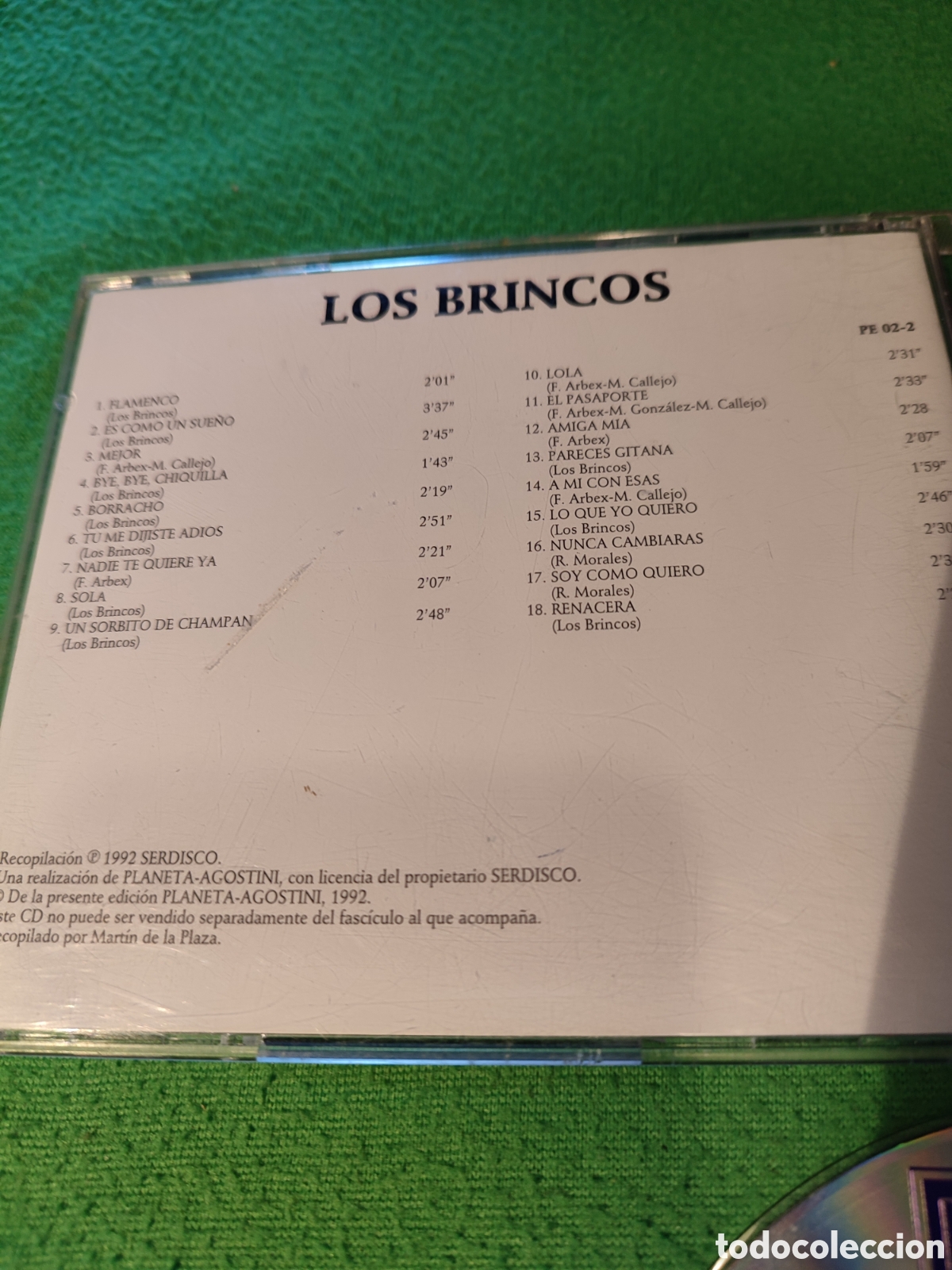 CDs de m&uacute;sica: Los Brincos - Same - Foto 3