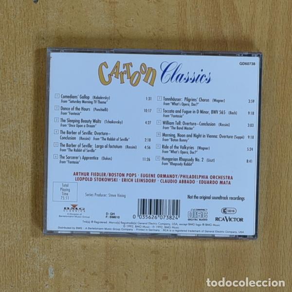 CDs de m&uacute;sica: VARIOS - CARTOON CLASSICS - CD - Foto 2