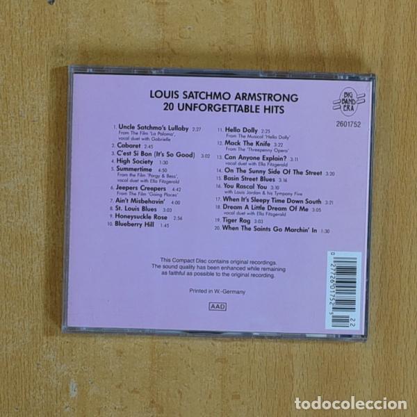 CDs de m&uacute;sica: LOUIS ARMSTRONG - SATCHMO 85 TH - CD - Foto 2