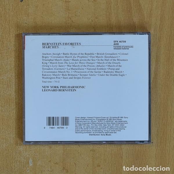 CDs de m&uacute;sica: BERNSTEIN - FAVORITES MARCHES - CD - Foto 2