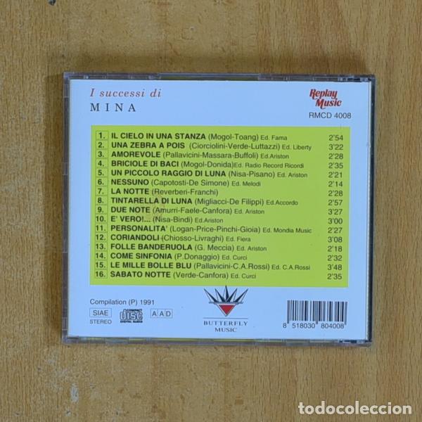 CDs de m&uacute;sica: MINA - I SUCCESSI DI MINA - CD - Foto 2