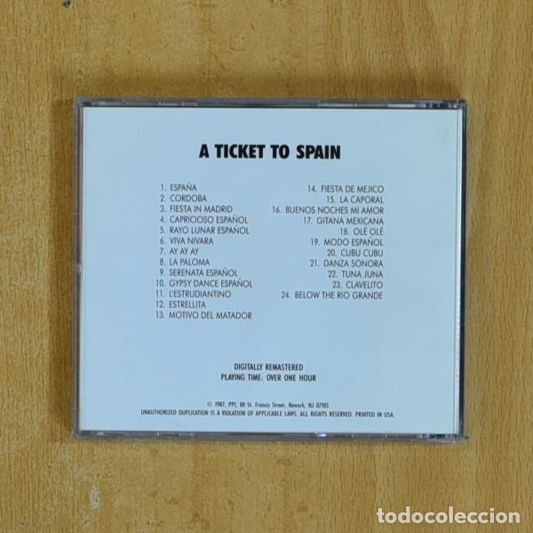 CDs de m&uacute;sica: VARIOS - A TICKET TO SPAIN - CD - Foto 2