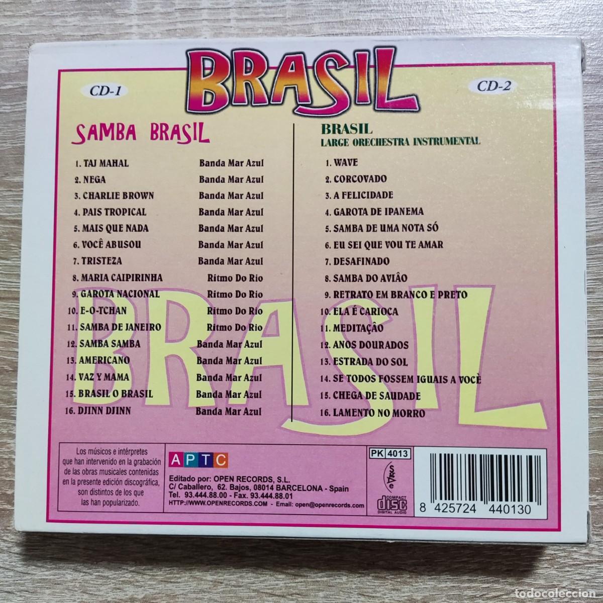 CDs de m&uacute;sica: DOBLE CD - 2 CD - BRASIL - SAMBA - COLECCION INOLVIDABLE - Foto 2