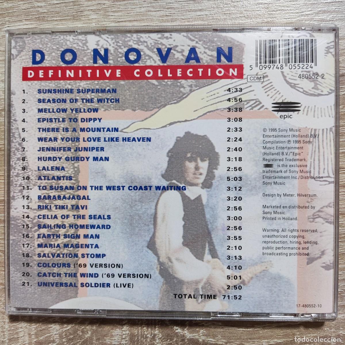 CDs de m&uacute;sica: CD - DONOVAN - DEFINITIVE COLLECTION - ROCK - Foto 2