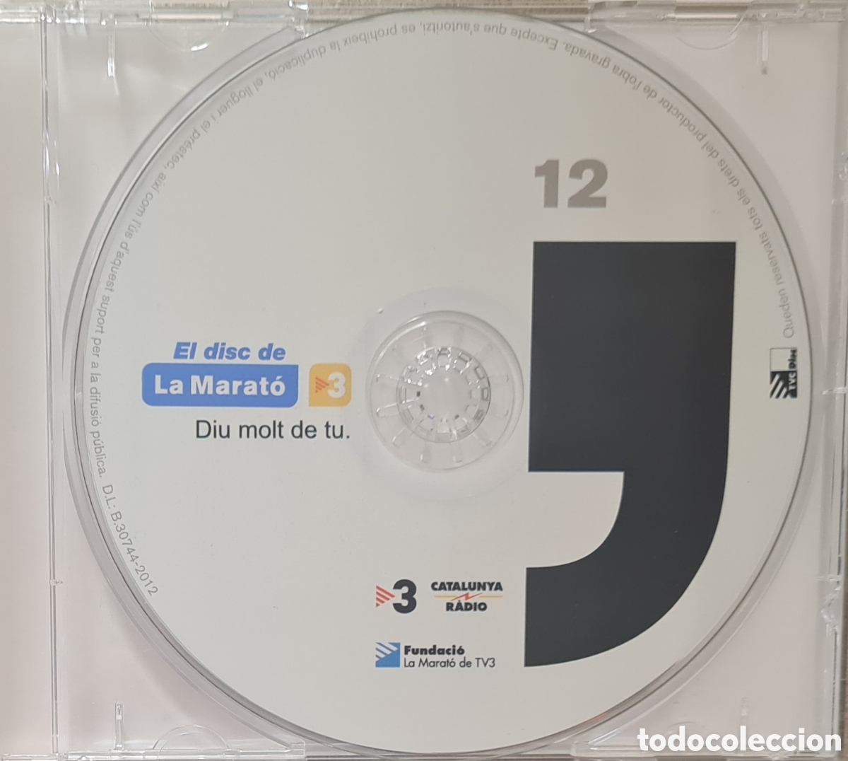CDs de m&uacute;sica: CD - VARIOS - EL DISC DE LA MARATO 2012 - CANCER - Foto 3