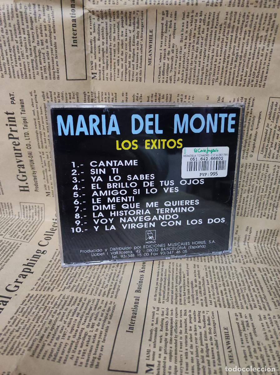 CDs de m&uacute;sica: Mar&iacute;a Del Monte &ndash; Los &Eacute;xitos De Maria Del Monte - Foto 2