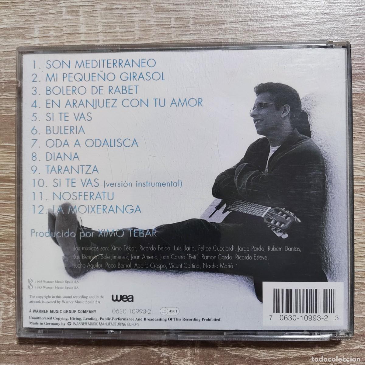 CDs de m&uacute;sica: CD - XIMO TEBAR - SON MEDITERRANEO - JAZZ - Foto 2