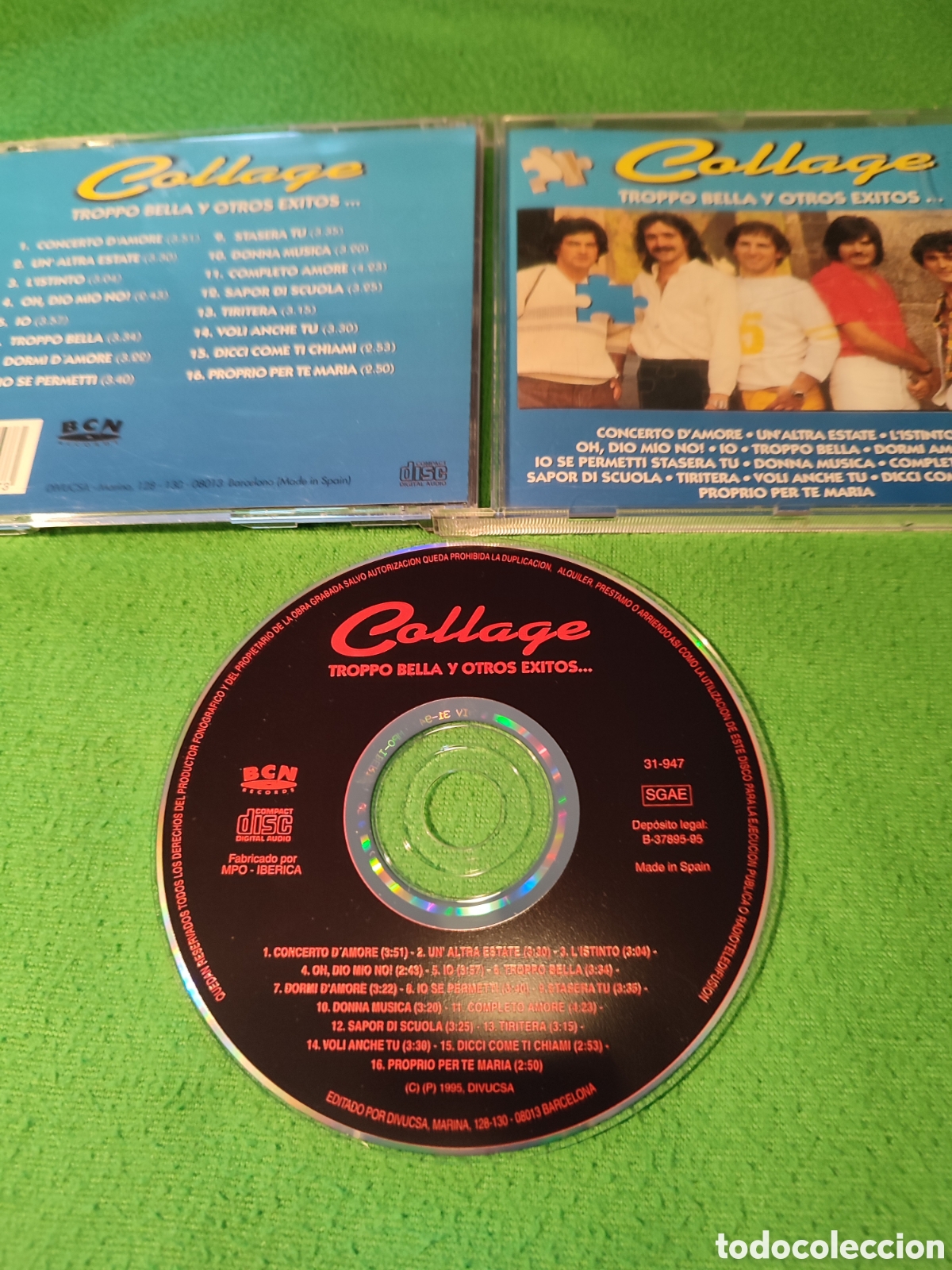 CDs de m&uacute;sica: Collage - Tropo bella y otros &eacute;xitos - Foto 2