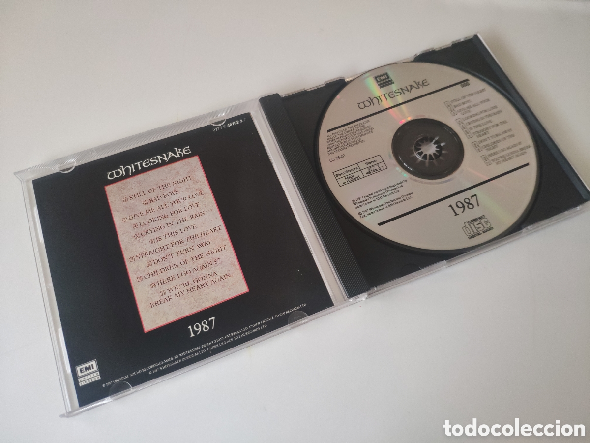 CDs de m&uacute;sica: Whitesnake. 1987. - Foto 2