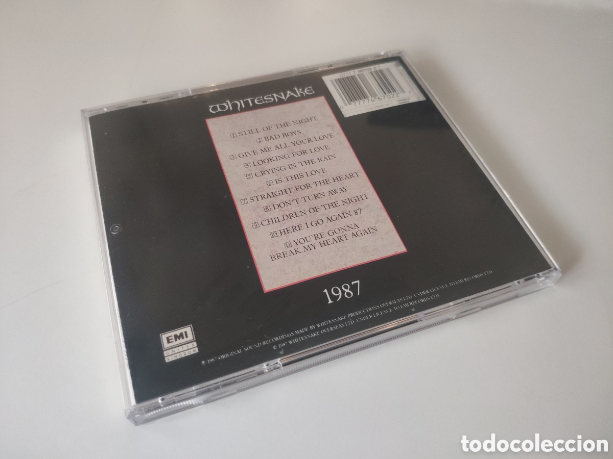 CDs de m&uacute;sica: Whitesnake. 1987. - Foto 3