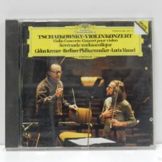 CDs de Música: DISCO CD. PETER TSCHAIKOWSKY – VIOLINKONZERT, SÉRÉNADE MÉLANCOLIQUE. COMPACT DISC.