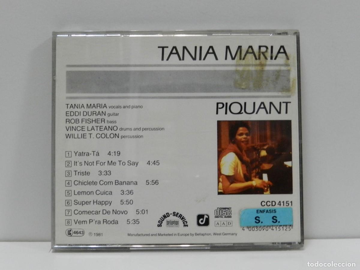 CDs de m&uacute;sica: DISCO CD. Tania Maria &ndash; Piquant. COMPACT DISC. - Foto 2