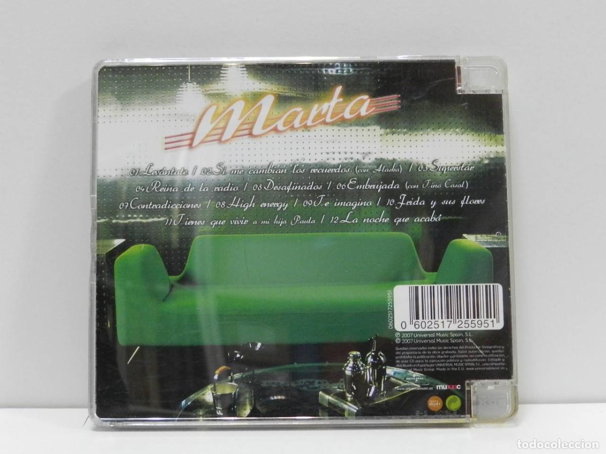 CDs de m&uacute;sica: DISCO CD. Marta &ndash; Miss S&aacute;nchez. COMPACT DISC. - Foto 2