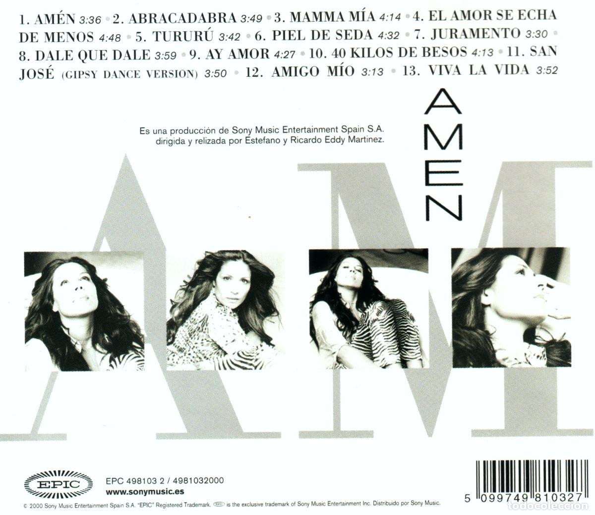 CDs de m&uacute;sica: �R6883 - AZUCAR MORENO. AMEN. CD. - Foto 2