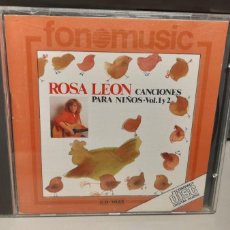 CDs de Música: CD ROSA LEON : CANCIONES PARA NIÑOS VOLUMEN 1 Y 2 (27 CANCIONES,INCLUYENDO LAS DE MARIA ELENA WALSH