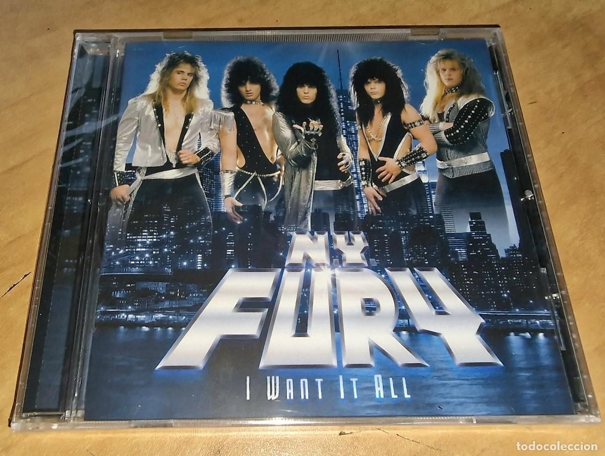 CDs de M&uacute;sica: NY FURY CD 1990 (Por Primera vez en cd) Eonian Rec. 2022 Hard Rock/Glam-Pretty boy Floyd-Motley Crue