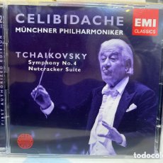 CDs de Música: TCHAIKOVSKY - SERGIU CELIBIDACHE - SYMPHONY NO. 4, NUTCRACKER SUITE (2XCD, ALBUM)