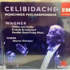 CDs de Música: WAGNER, WEBER - SERGIU CELIBIDACHE, MÜNCHNER PHILHARMONIKER - OVERTURES (CD, ALBUM)
