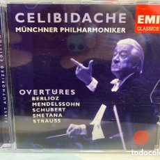 CDs de Música: BERLIOZ, MENDELSSOHN, SCHUBERT - SERGIU CELIBIDACHE, MÜNCHNER PHILHARMONIKER - OVERTURES (CD, ALBUM)